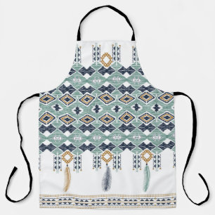 Delantal Geometría india norteamericana sin fisuras. Na