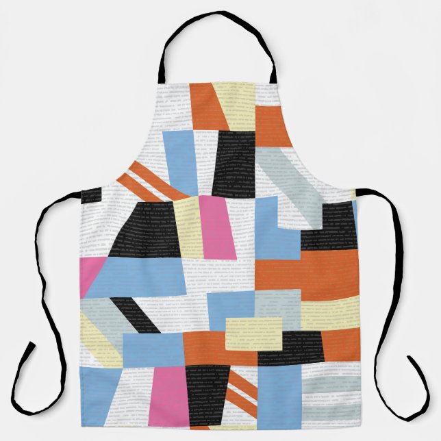 Delantal Geometric creativa: diseño de patrones de longitud (Anverso)