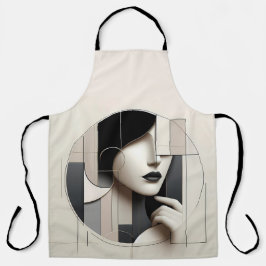 Delantal Geometric Sculpted Portrait