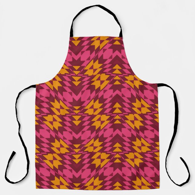 Delantal Geometric seamless pattern (Anverso)