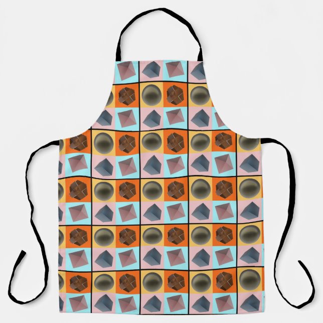 Delantal Geometrisches Gleichgewicht -  (Anverso)