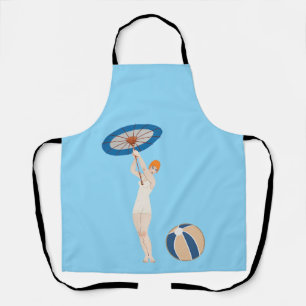 Delantal Georges Barbier Au Lido 1924 Ilustración de moda