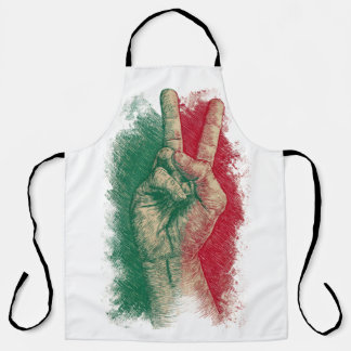 Delantal Gesto de mano italiano Lenguaje de señas divertido