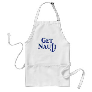 Delantal "Get Nauti" Nautical Apron