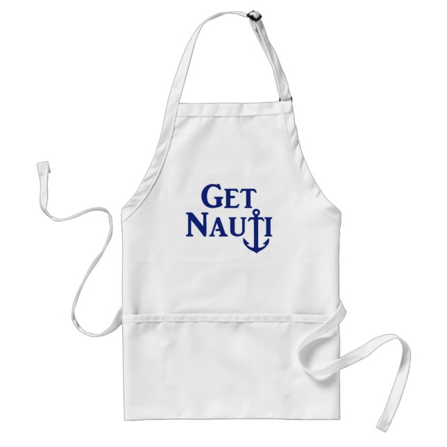 Delantal "Get Nauti" Nautical Apron (Frente)