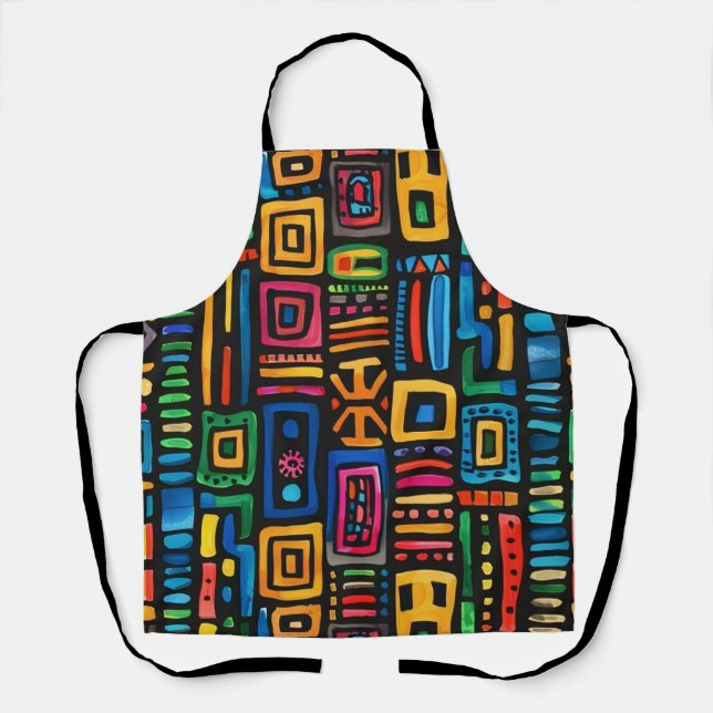 Delantal Ghana Kente (Anverso)