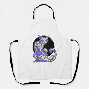 Delantal Ghost Cat and Mouse