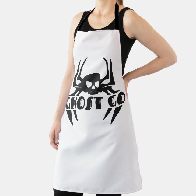 Delantal Ghost Go Spooky Season (in situ)