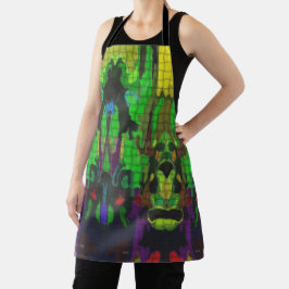 Delantal Ghoulish All-Over Print Apron