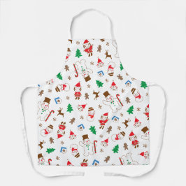 Delantal Gift cute Christmas holiday cookie family