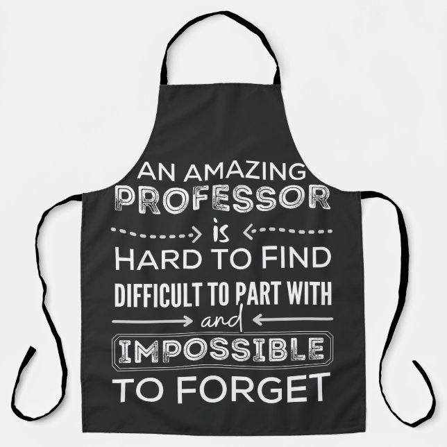 Delantal Gift For Professor, Professor Gift (Anverso)