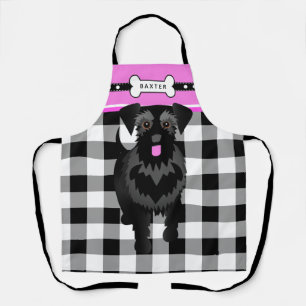 Delantal Gigante negro o Apron Schnauzer estándar