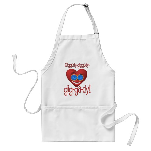 Delantal Giggedy Funny Valentine (Frente)
