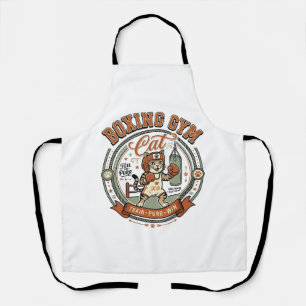 Delantal Gimnasio de Boxeo Gato Gimnasio de Boxeo Gato Arte