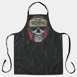 Delantal Gimnasio de Boxer Fight Club Skeleton Boxing Perso