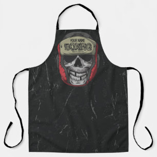 Delantal Gimnasio de Boxer Fight Club Skeleton Boxing Perso