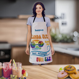 Delantal Gimnasio Gimnasio Gimnasio Gimnasio Apron Arcoiris