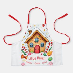 Delantal Gingerbread House Apron - Fun Holiday Baking