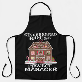 Delantal Gingerbread House Project Manager-Baker