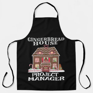 Delantal Gingerbread House Project Manager-Baker