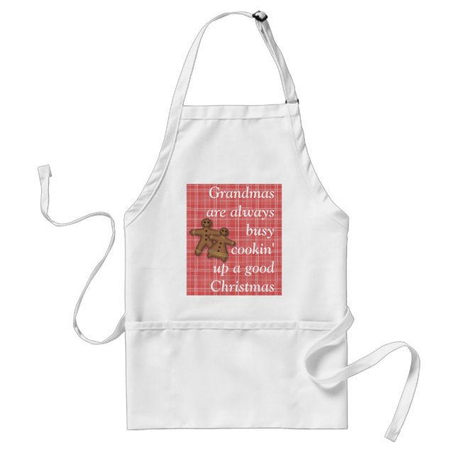 Delantal GingerbreadCoupleApron-personalizar (Frente)