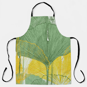 Delantal Ginkgo Biloba: Hojas Tropicales