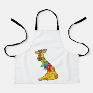 Delantal Giraffe con bufanda