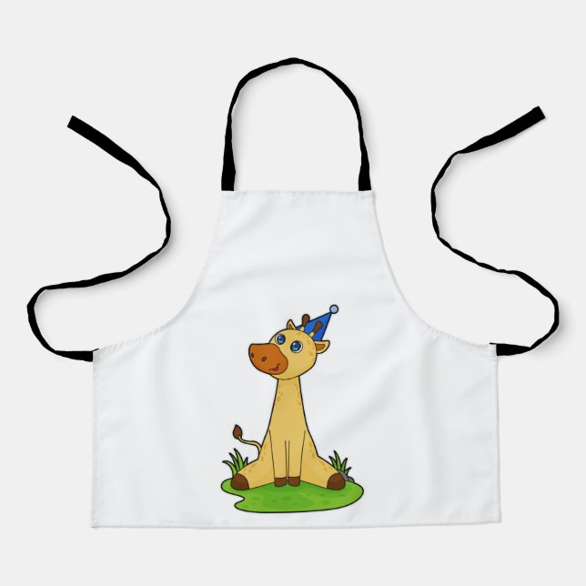Delantal Giraffe con gorra Fiesta (Anverso)