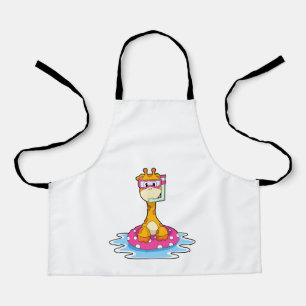 Delantal Giraffe en Natación con Snorkel