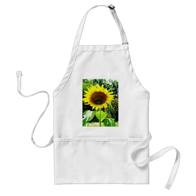 Delantal Girasol amarillo grande (Frente)