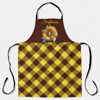 Delantal "Girasol" Cuadros