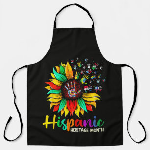 Delantal Girasol del Mes Nacional de la Herencia Hispana