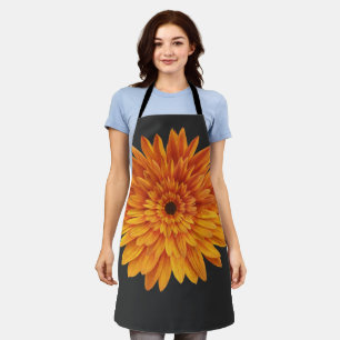Delantal girasol floral de moda