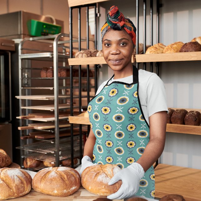 Delantal Girasol geométrico (Subido por el creador)