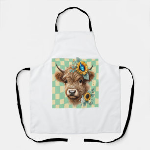 Delantal Girasol Vaca Png, Lindo Highland Cow