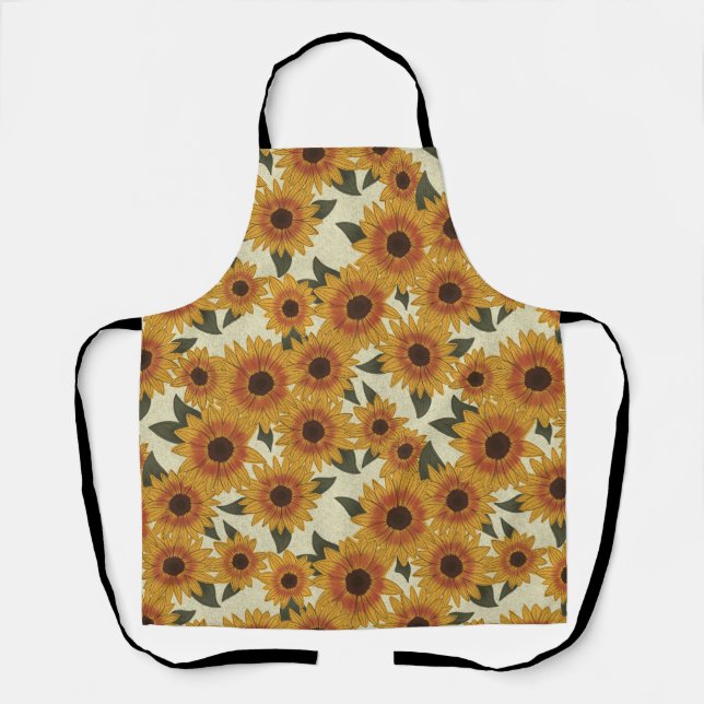 Delantal Girasoles de Verano (Anverso)