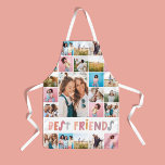 Delantal Girly colorido 16 foto mejor amigo simple<br><div class="desc">Girly colorido 16 fotos mejor amigo moderno minimalista simple tipografía elegante cumpleaños,  Navidades,  Pascua,  graduación,  fin de año escolar o diseño de regalo de decoración de dormitorio.</div>
