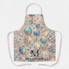 Delantal Girly Glam Opal Leopard Print All-Over Print Apron