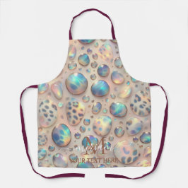 Delantal Girly Glam Opal Leopard Print All-Over Print Apron