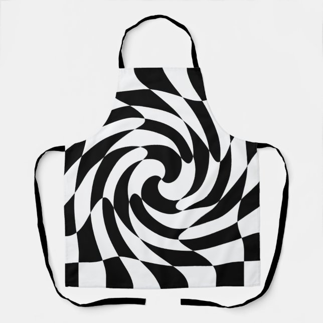 Delantal Giro de ajedrez (Anverso)