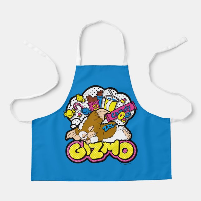 Delantal Gizmo | Soñando con los dulces (Anverso)
