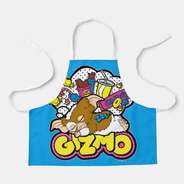 Delantal Gizmo | Soñando con los dulces (Anverso)