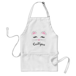 Delantal Glam Cat Face