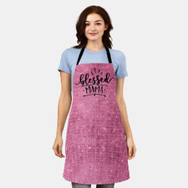Delantal Glam & Pink Shimmery Apron