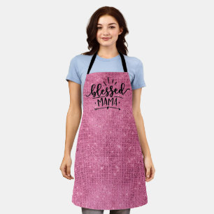 Delantal Glam & Pink Shimmery Apron