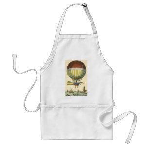 Delantal Globo aerostático de ciencia ficción steampunk vin