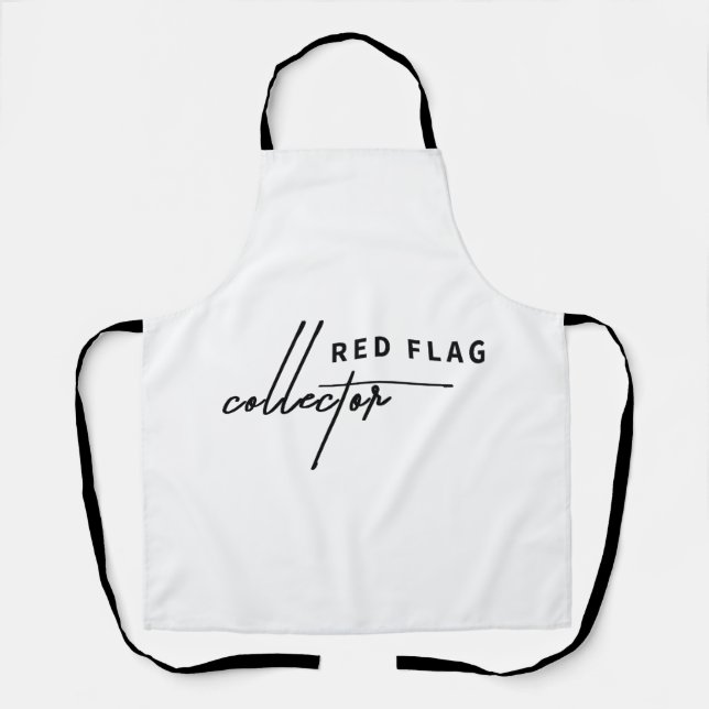 Delantal Globo de bandera roja - Cocina algunos carteles de (Anverso)