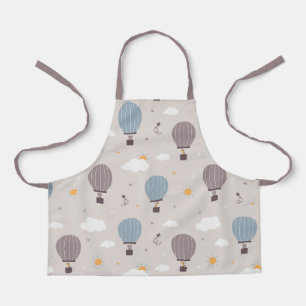 Delantal Globos de aire caliente con animales Apron