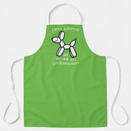 Delantal Globos de látex son Apron Twister natural