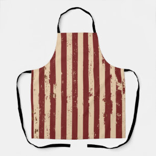 Delantal Gloria Americana Viejos EE. UU. Rayas 4 de Julio